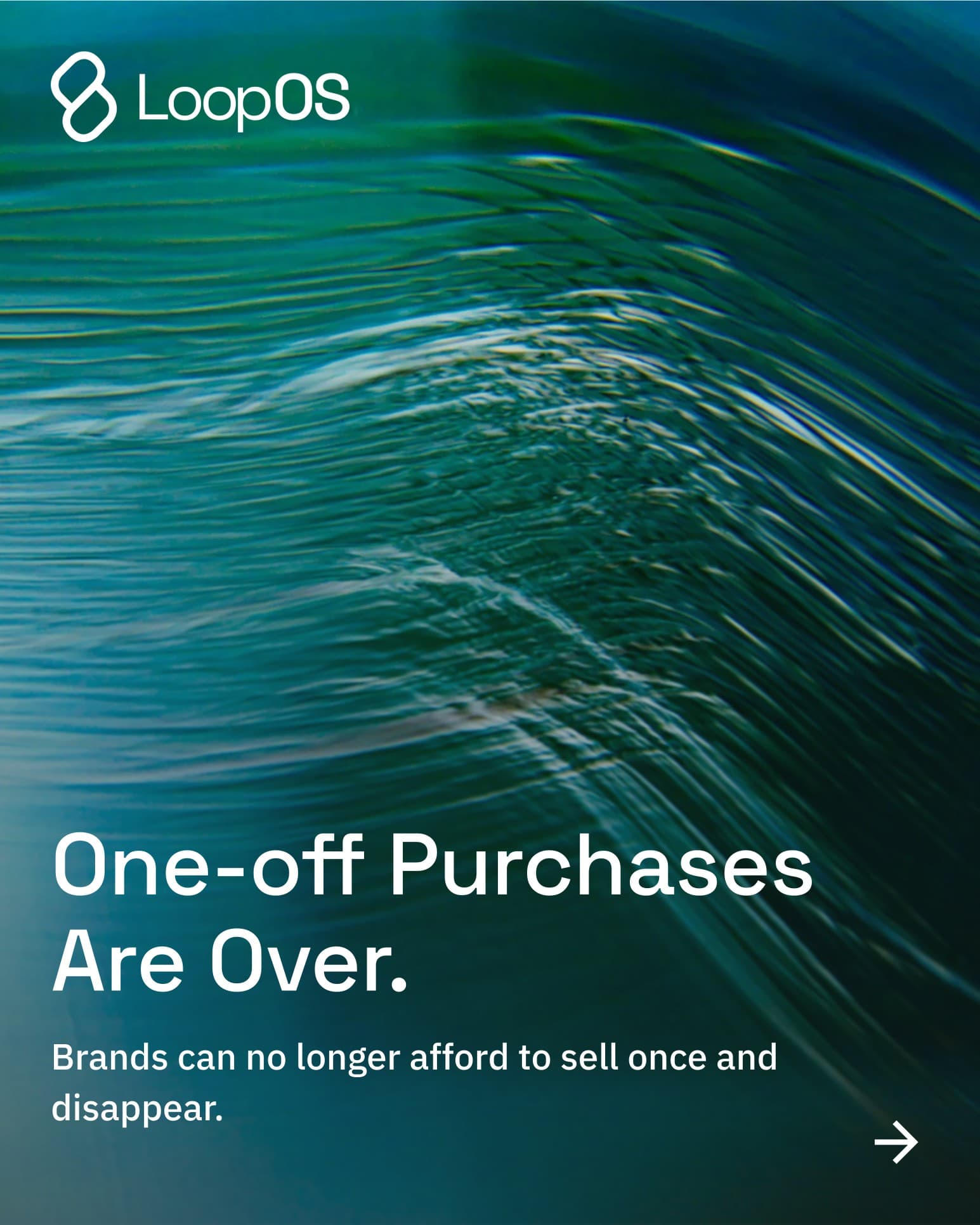 A LoopOS insight card on customers reshaping commerce beyond one-off purchases.