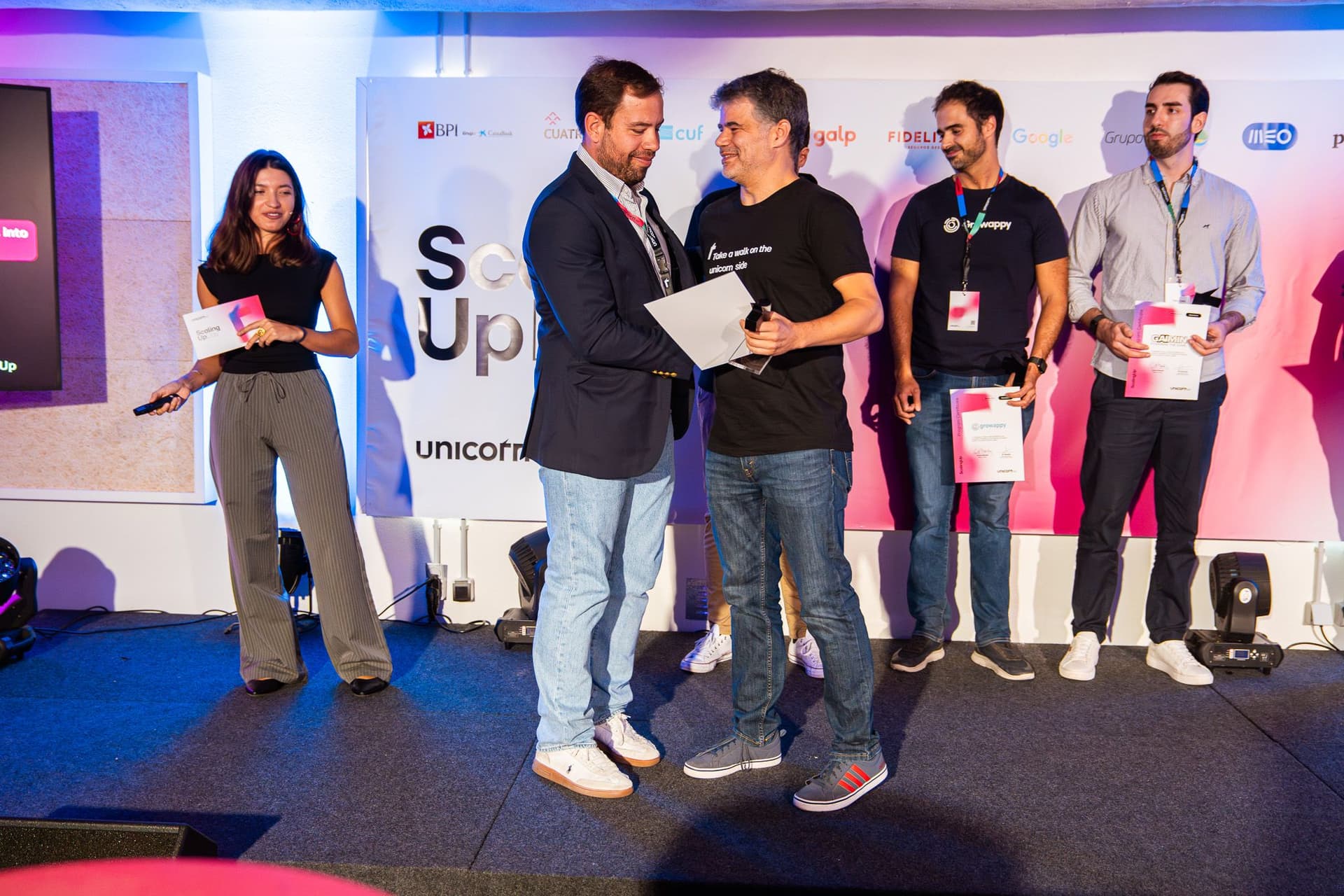 LoopOS at Unicorn Factory Lisboa's Scaling Up Day.